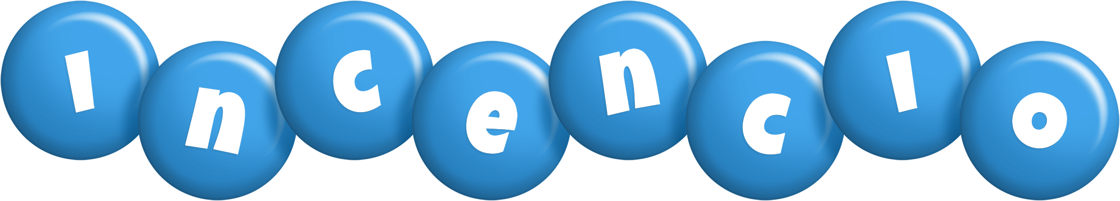 Incencio candy-blue logo