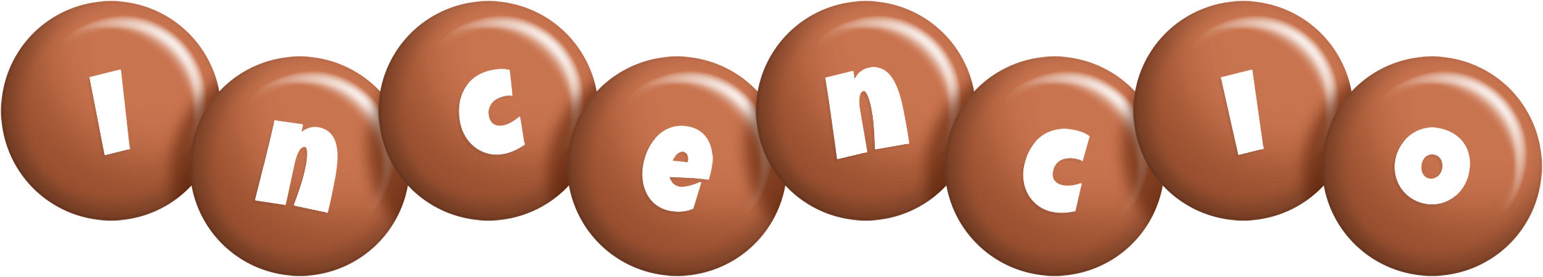 Incencio candy-brown logo