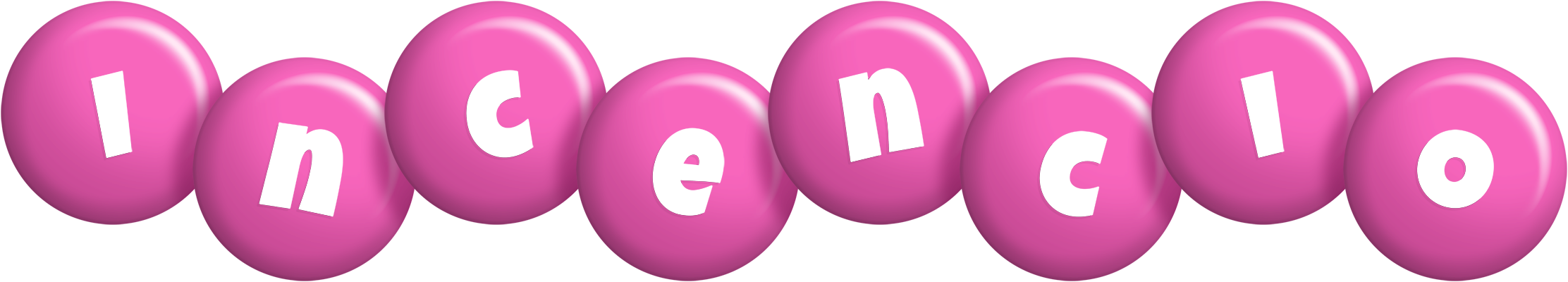 Incencio candy-pink logo