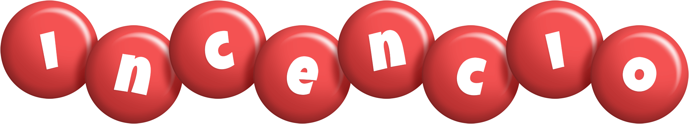 Incencio candy-red logo