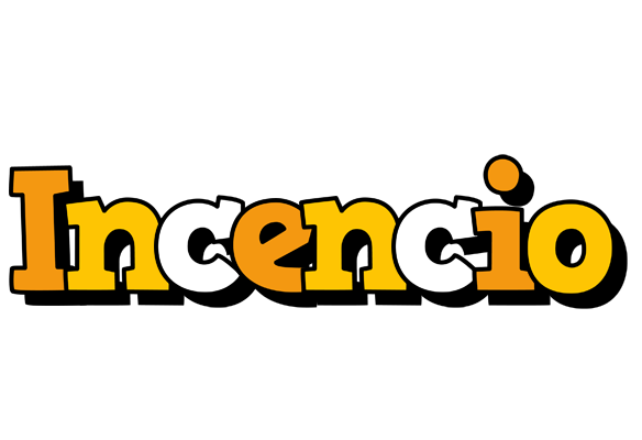 Incencio cartoon logo