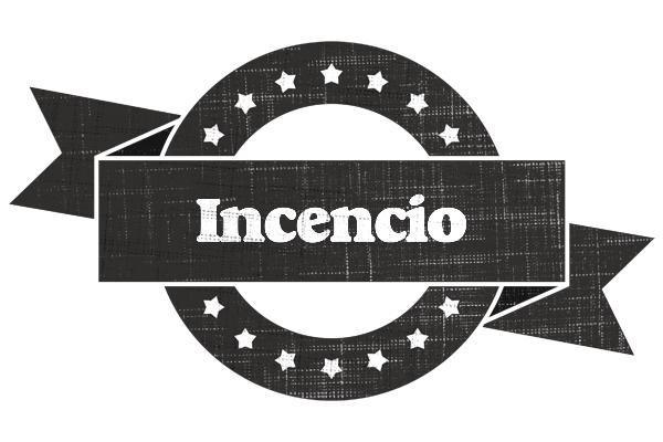 Incencio grunge logo