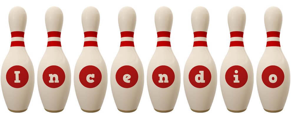 Incendio bowling-pin logo