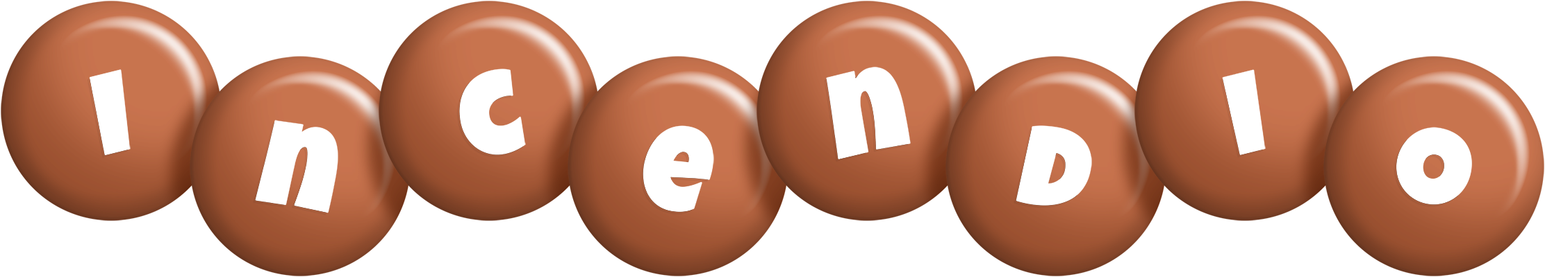 Incendio candy-brown logo