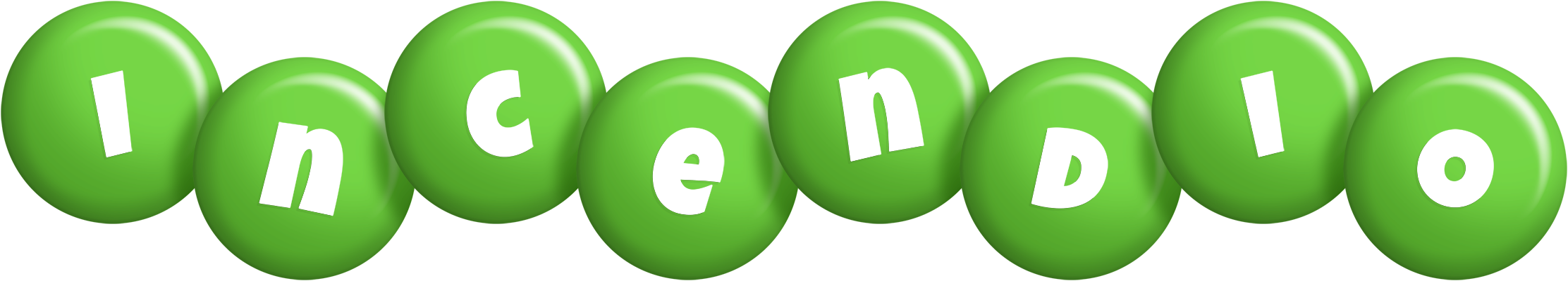 Incendio candy-green logo