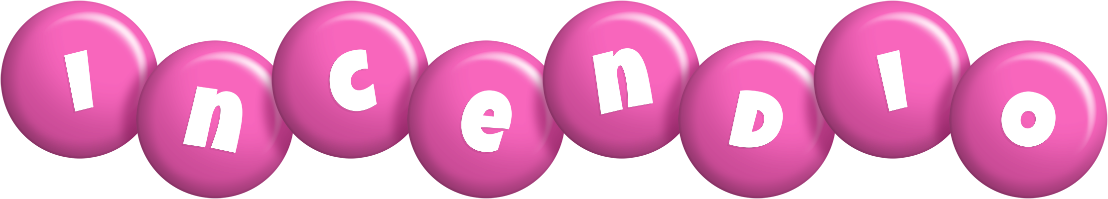 Incendio candy-pink logo