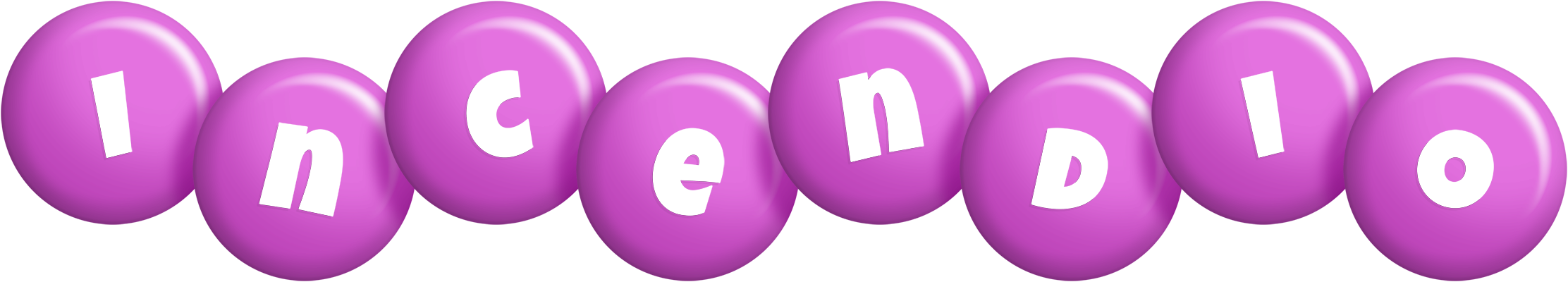 Incendio candy-purple logo