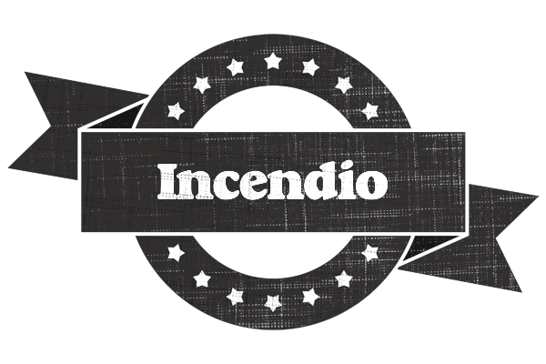 Incendio grunge logo