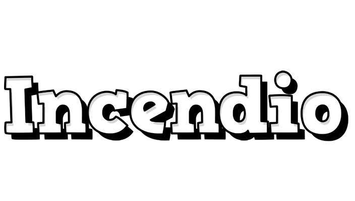 Incendio snowing logo