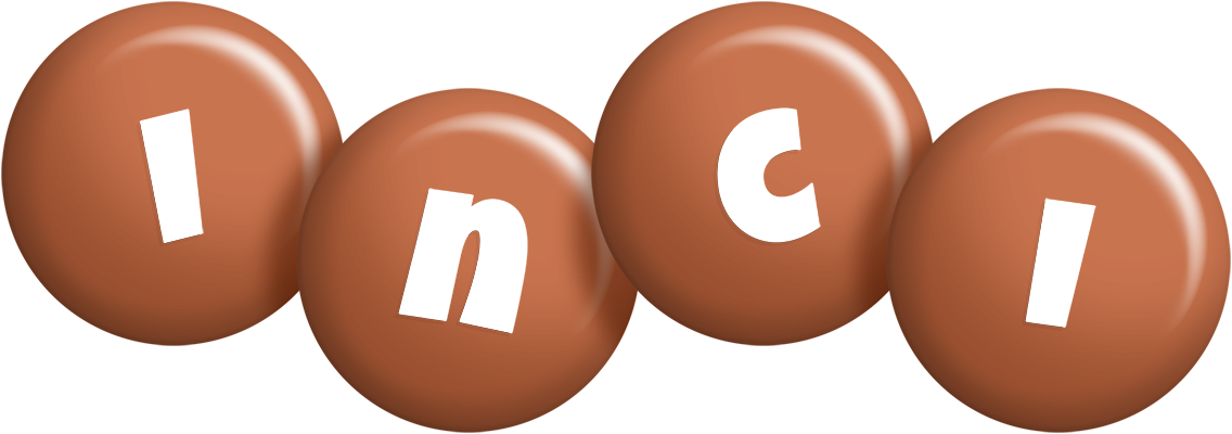 Inci candy-brown logo
