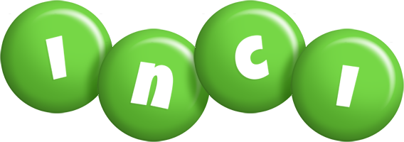 Inci candy-green logo