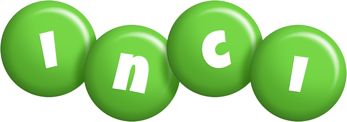 Inci candy-green logo
