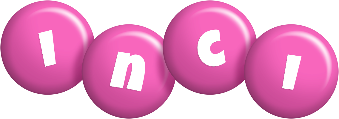 Inci candy-pink logo