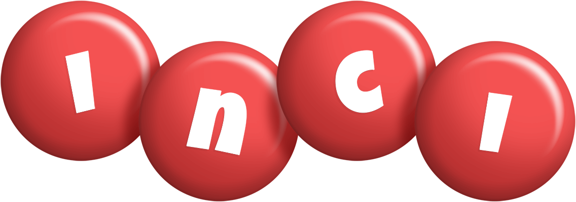 Inci candy-red logo