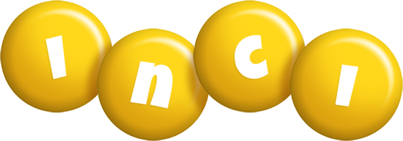 Inci candy-yellow logo