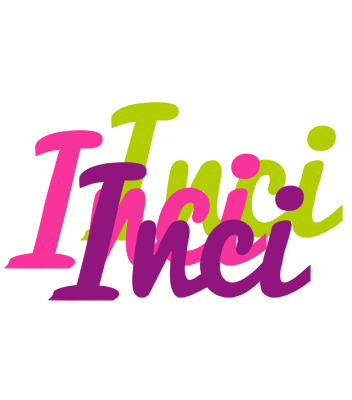 Inci flowers logo