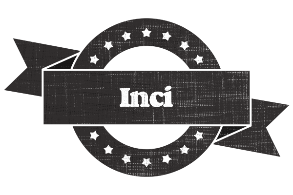 Inci grunge logo