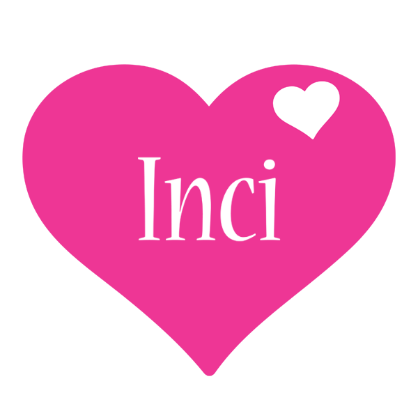Inci love-heart logo