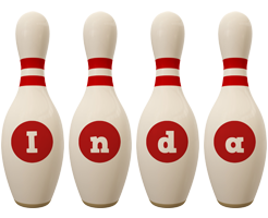 Inda bowling-pin logo