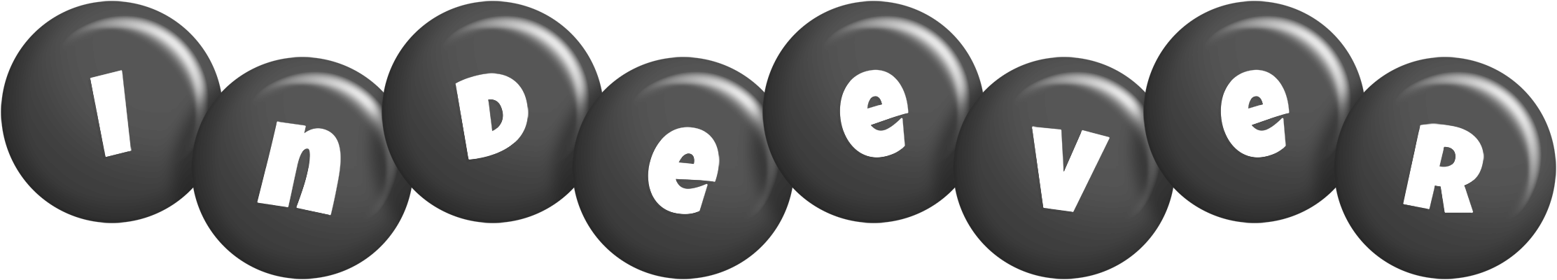 Indeever candy-black logo
