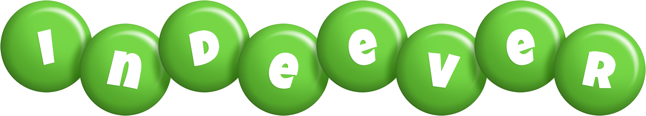 Indeever candy-green logo