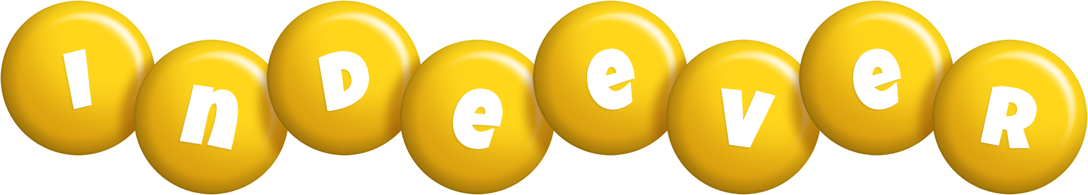 Indeever candy-yellow logo