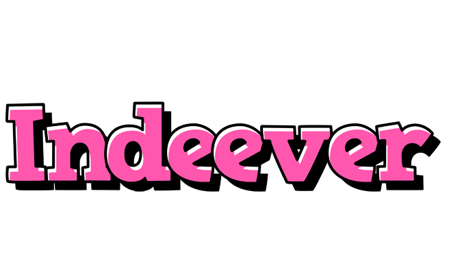Indeever girlish logo