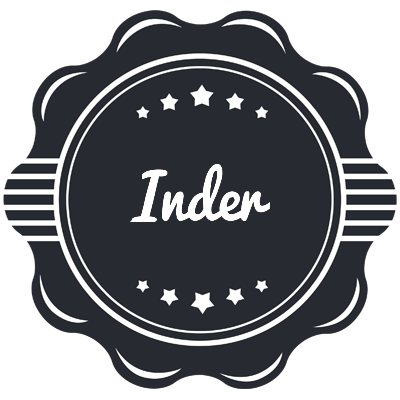 Inder badge logo