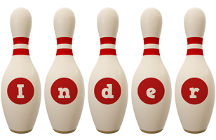 Inder bowling-pin logo