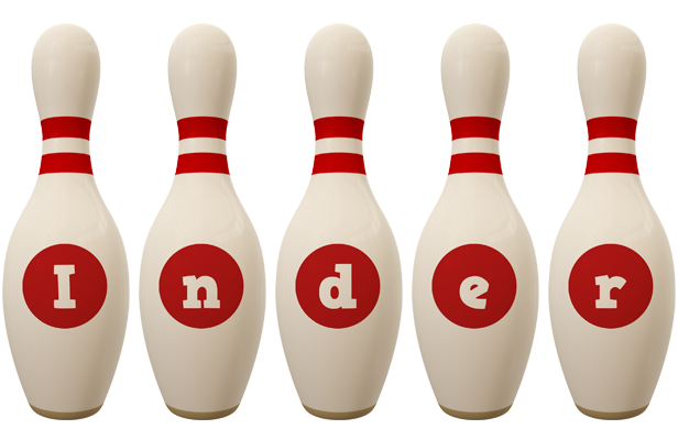 Inder bowling-pin logo