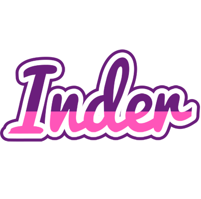 Inder cheerful logo