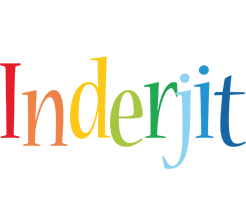 Inderjit birthday logo