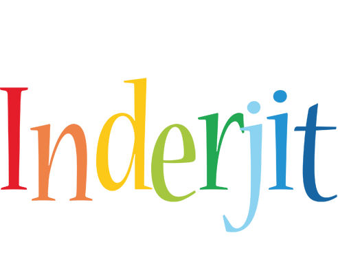Inderjit birthday logo