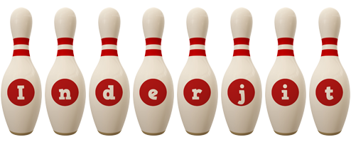 Inderjit bowling-pin logo