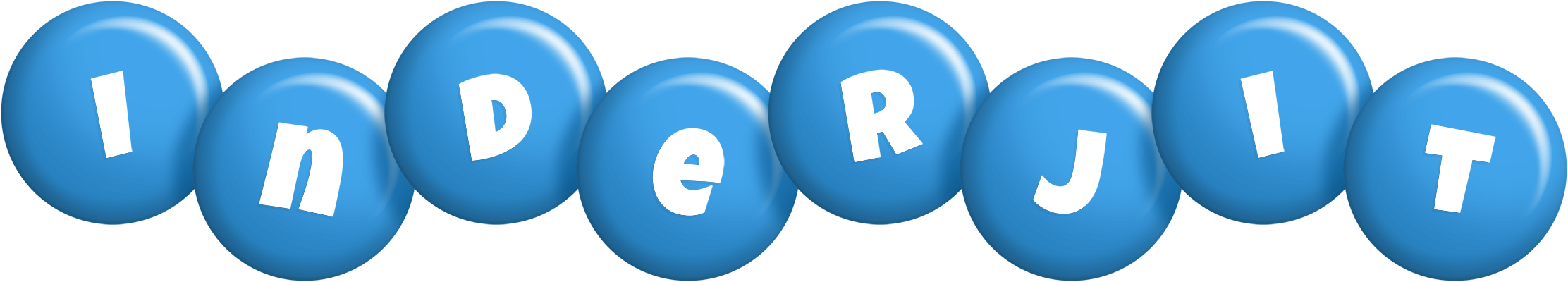 Inderjit candy-blue logo