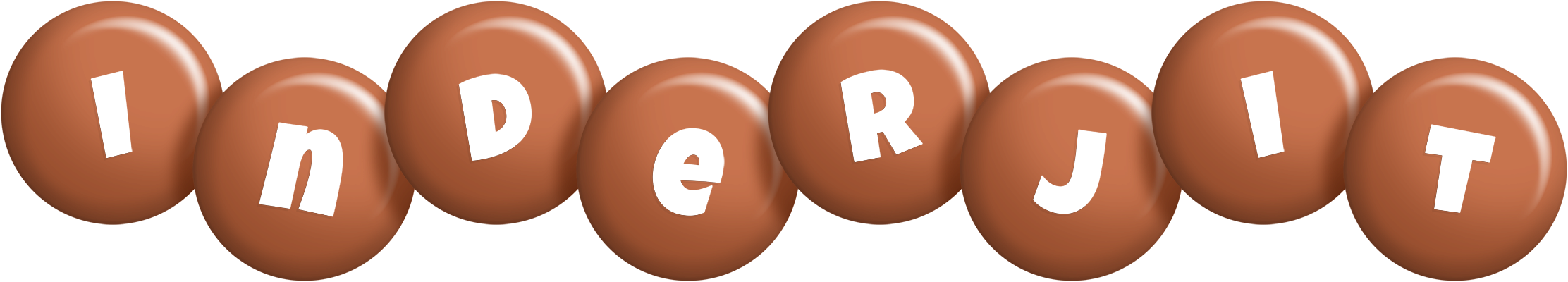 Inderjit candy-brown logo