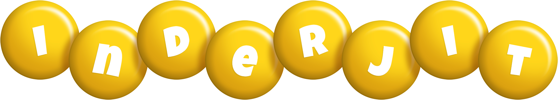 Inderjit candy-yellow logo