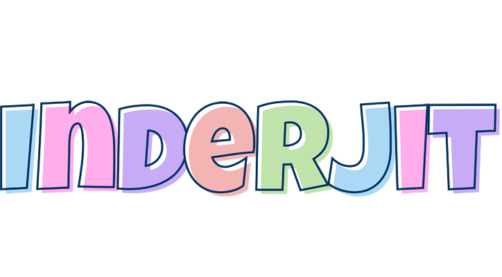 Inderjit pastel logo