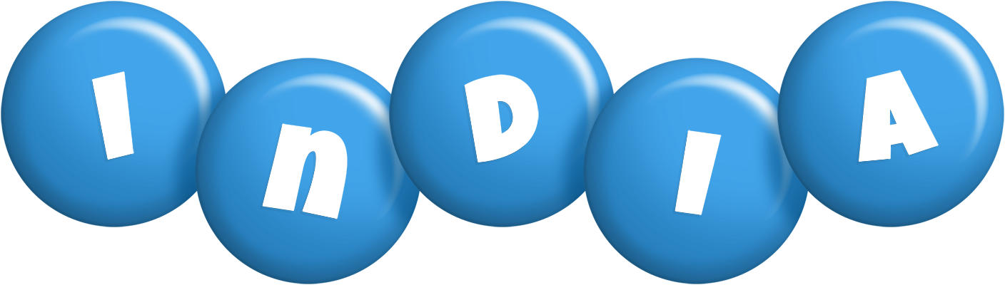 India candy-blue logo