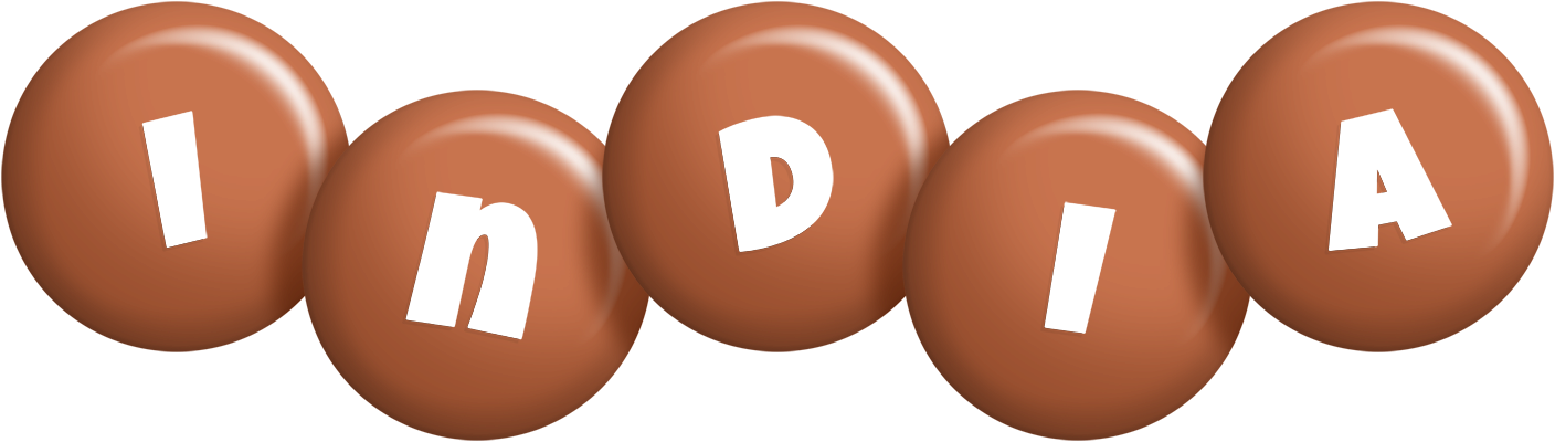 India candy-brown logo