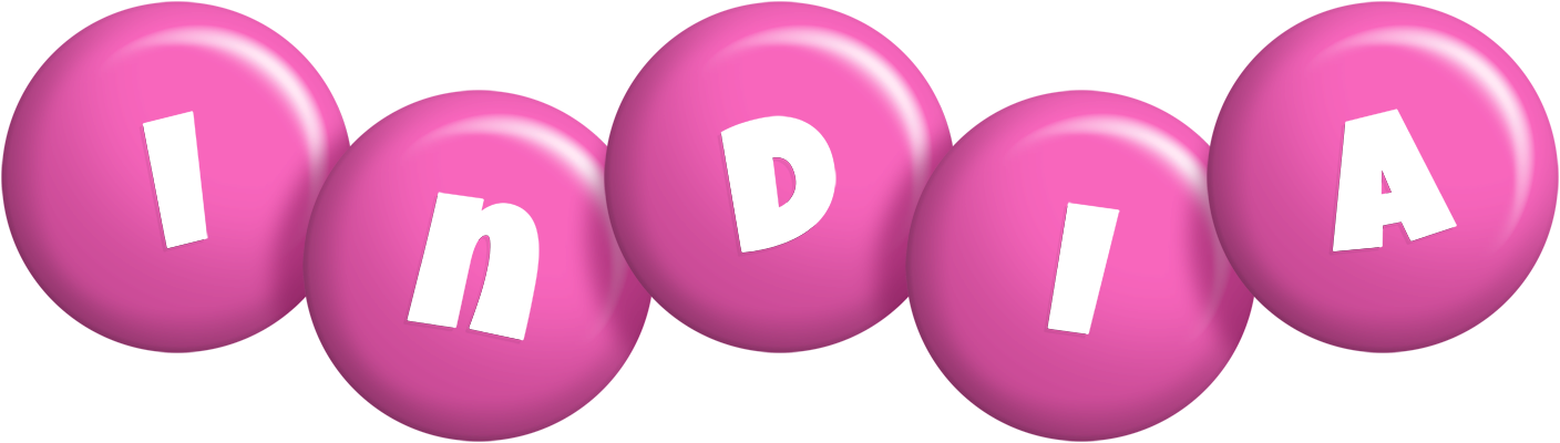 India candy-pink logo