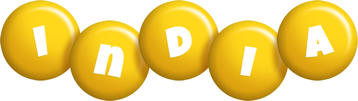 India candy-yellow logo