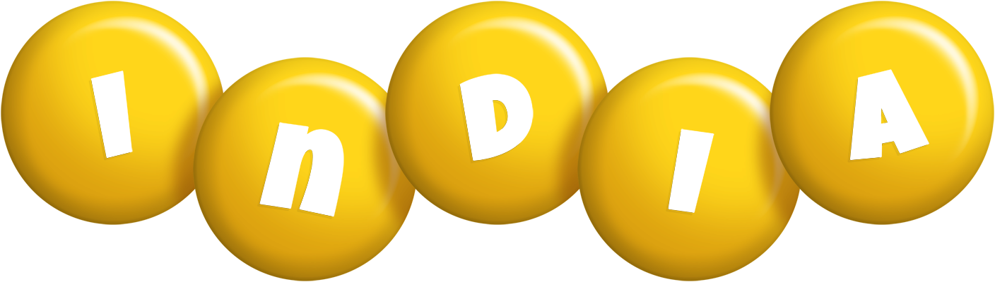India candy-yellow logo