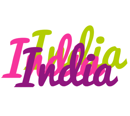 India flowers logo