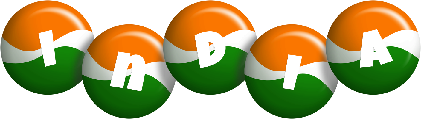 INDIA logo effect. Colorful text effects in various flavors. Customize your own text here: https://www.textgiraffe.com/logos/india/