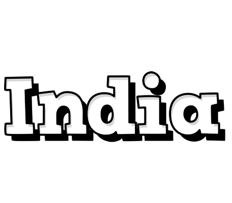 India snowing logo
