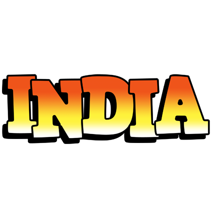 India sunset logo