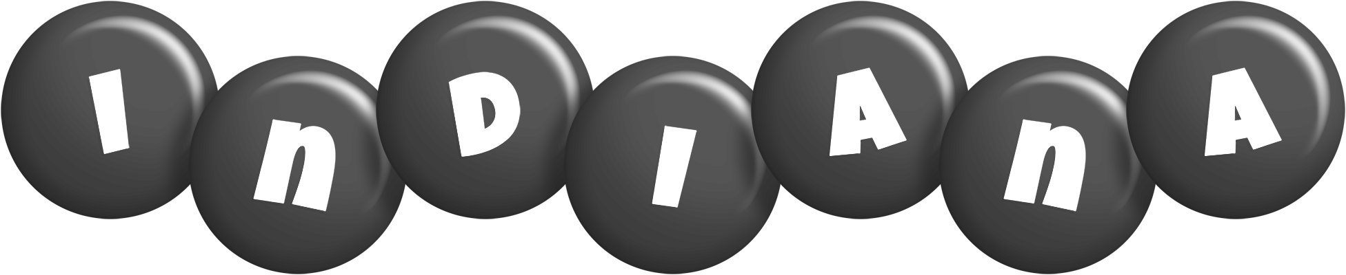 Indiana candy-black logo