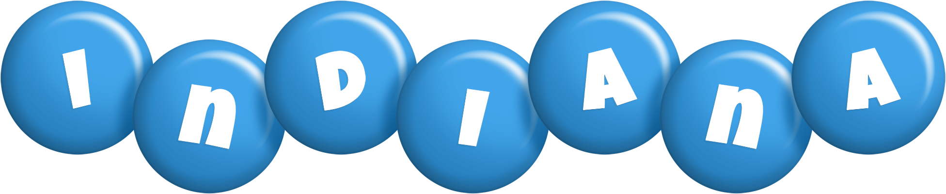 Indiana candy-blue logo