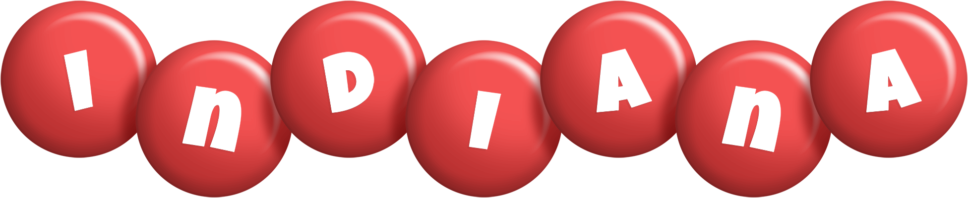 Indiana candy-red logo